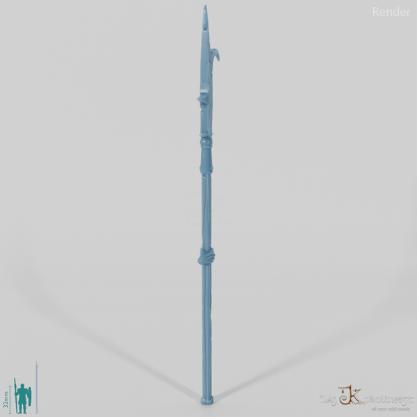 Ghost polearm E with hand