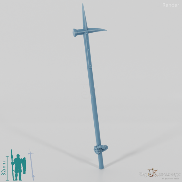 Orc polearm E with hand
