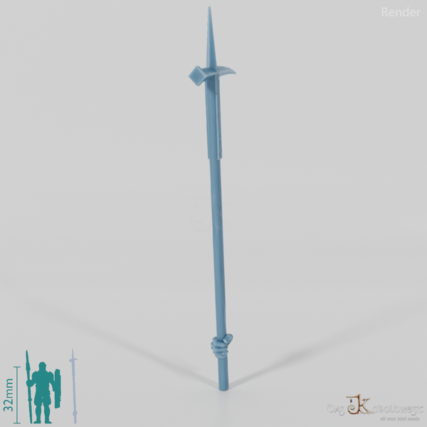 Orc polearm E with hand