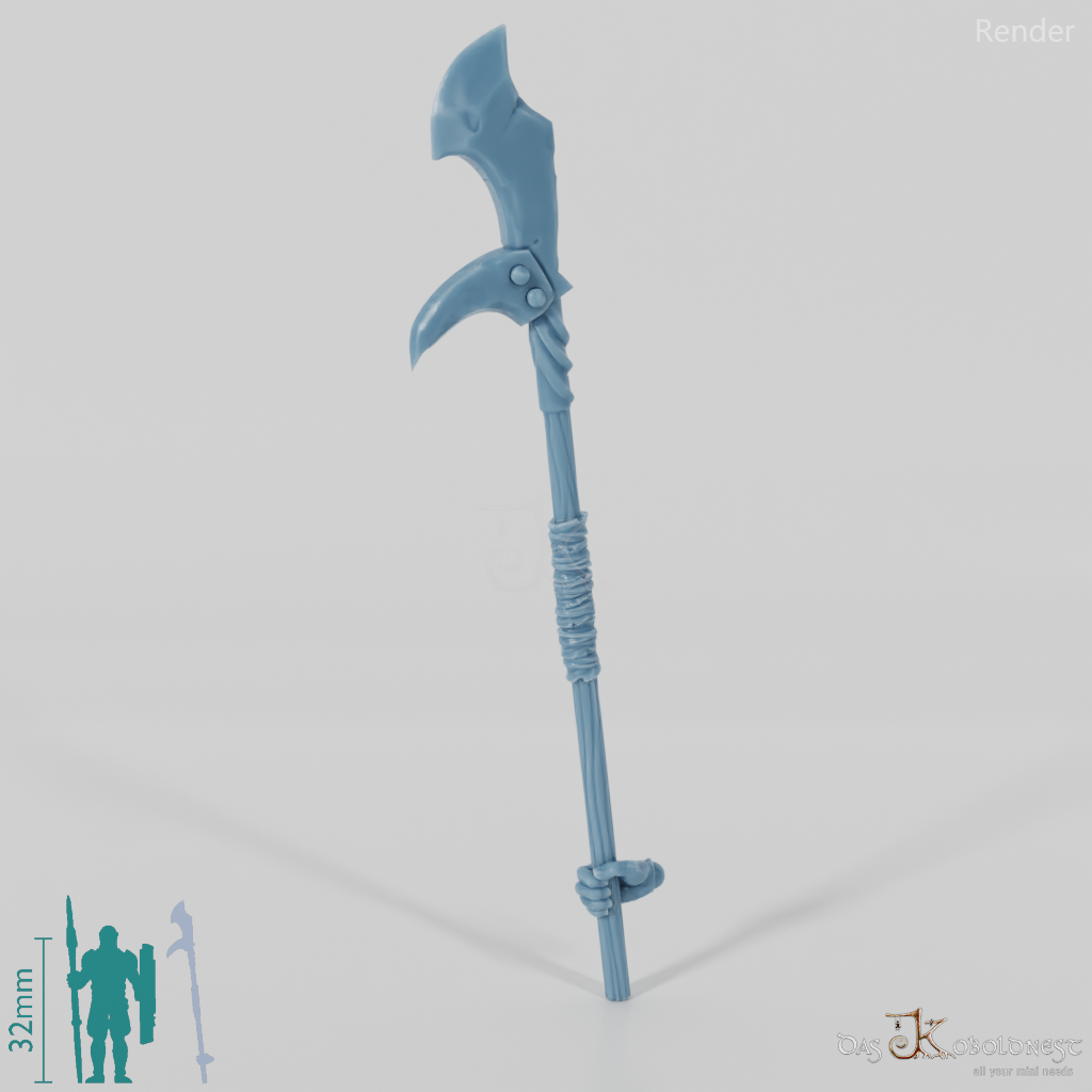 Orc polearm G with hand