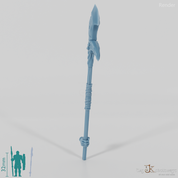 Orc polearm G with hand