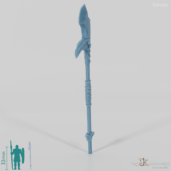 Orc polearm G with hand