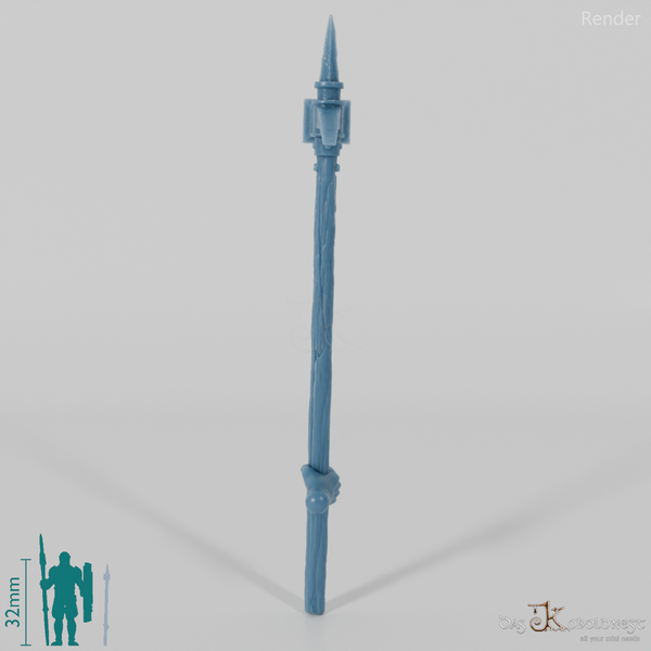 Halfling murder axe, gripped at the bottom with hand