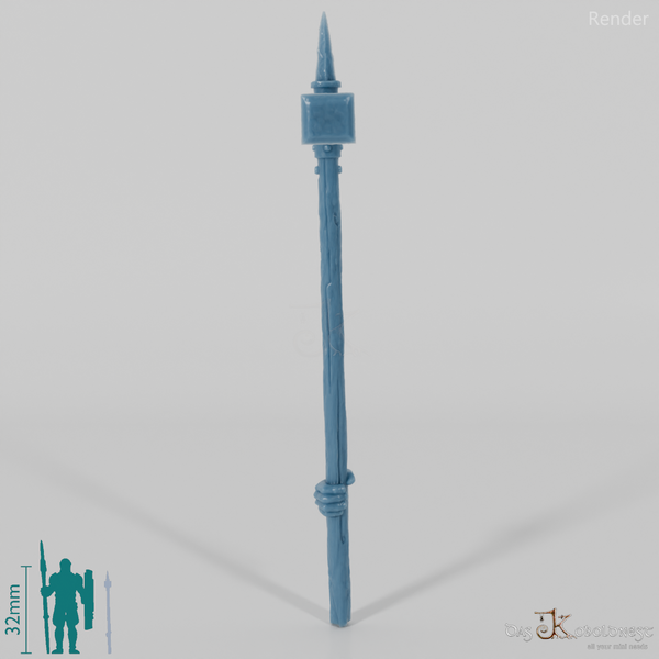 Halfling murder axe, gripped at the bottom with hand