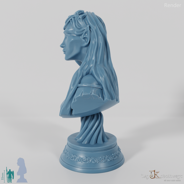 Büste von Galdhiel, Elfenkönigin des Lichtwaldes