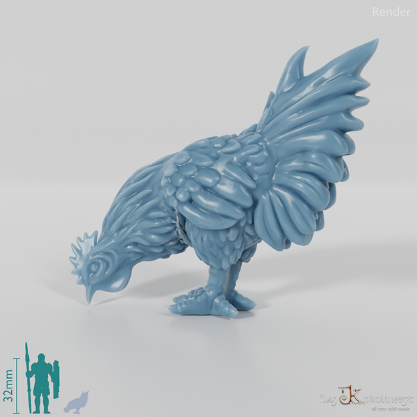 Chicken - Pecking Rooster