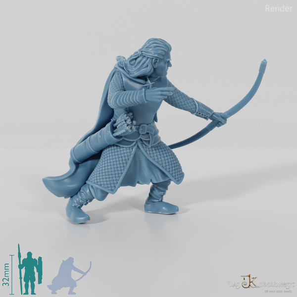 Gray Ranger with Bow B