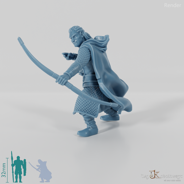 Gray Ranger with Bow B