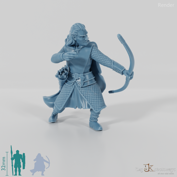 Gray Ranger with Bow B