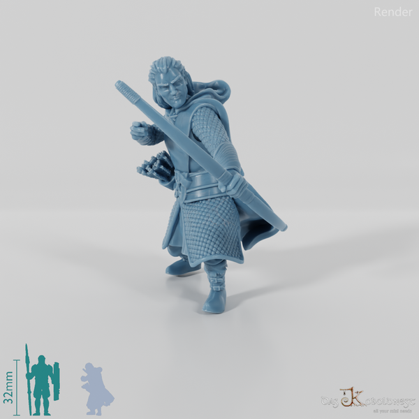 Gray Ranger with Bow B