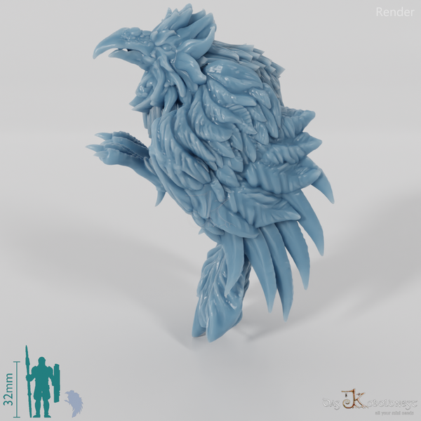 Rabe - Sitzender Rabenspion A