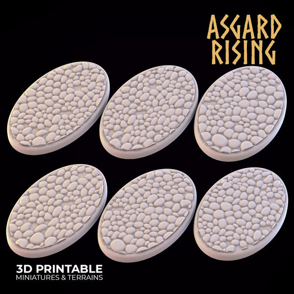 Cobblestone Bases (Oval)