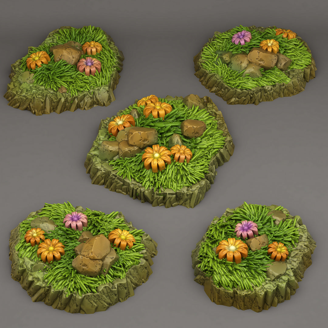 Flower meadow bases