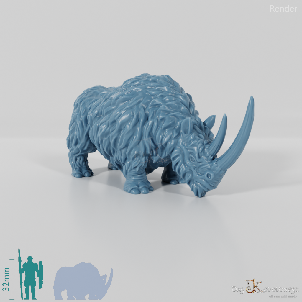 Coelodonta - Shaggy woolly rhinoceros