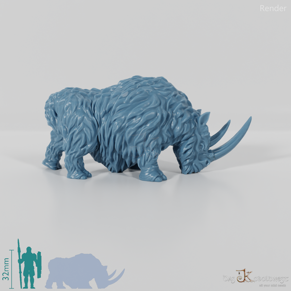 Coelodonta - Grazing Woolly Rhinoceros
