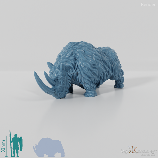Coelodonta - Grazing Woolly Rhinoceros