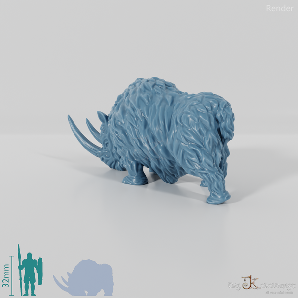 Coelodonta - Grazing Woolly Rhinoceros