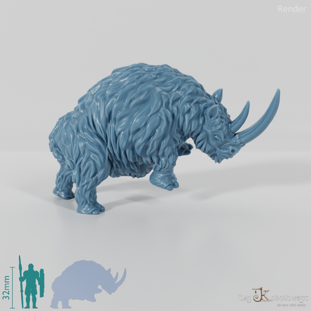 Coelodonta - Angry Woolly Rhinoceros