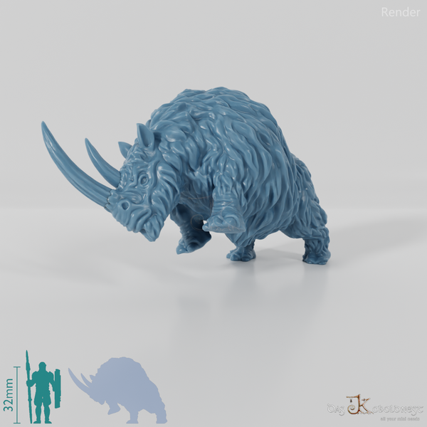 Coelodonta - Angry Woolly Rhinoceros