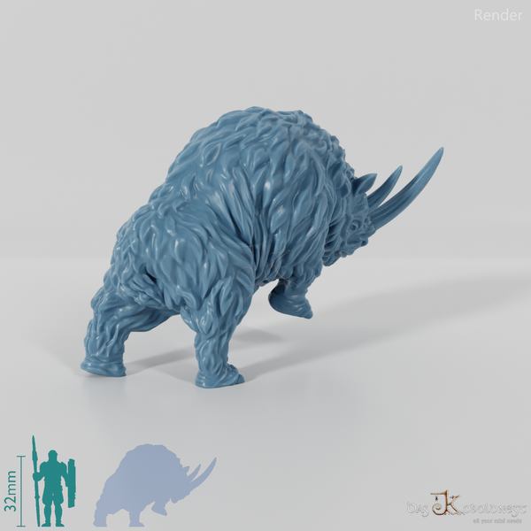 Coelodonta - Angry Woolly Rhinoceros