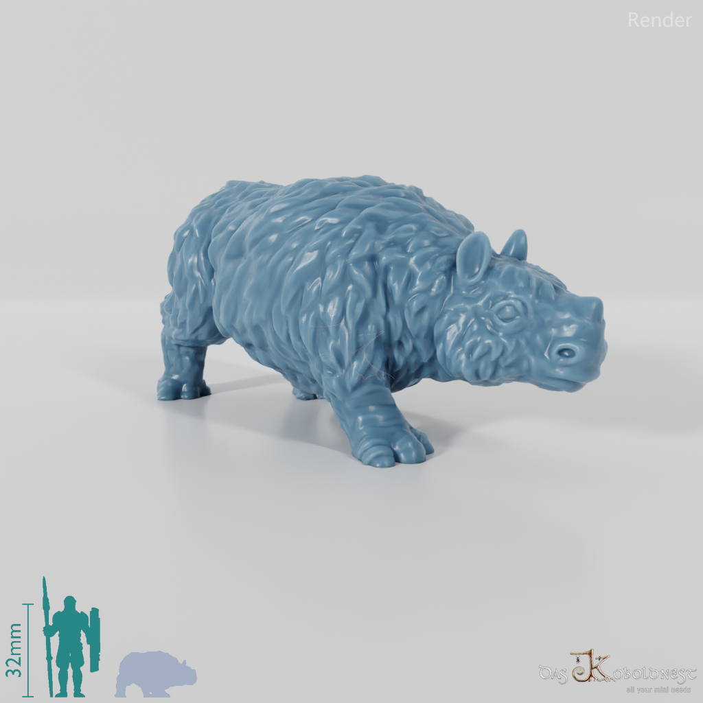 Coelodonta - woolly rhinoceros calf