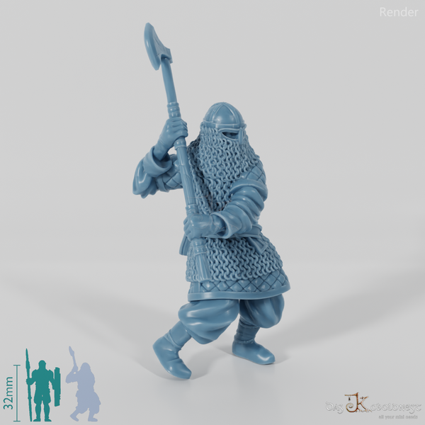 Axtkämpfer der Pferdeherren