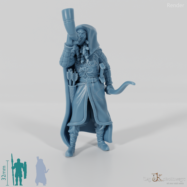 Archer of the Horse Lords with a bugle