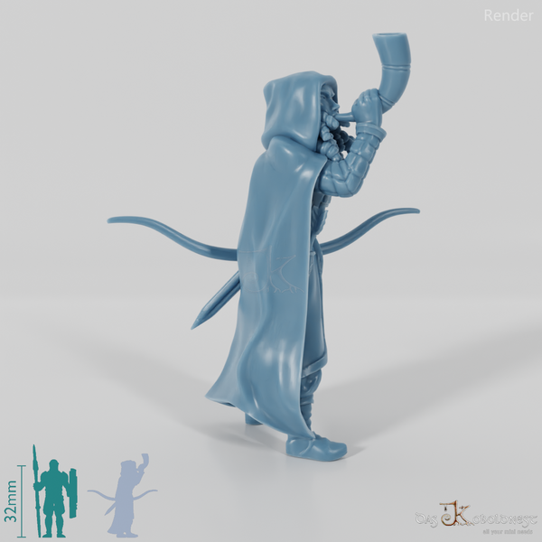 Archer of the Horse Lords with a bugle