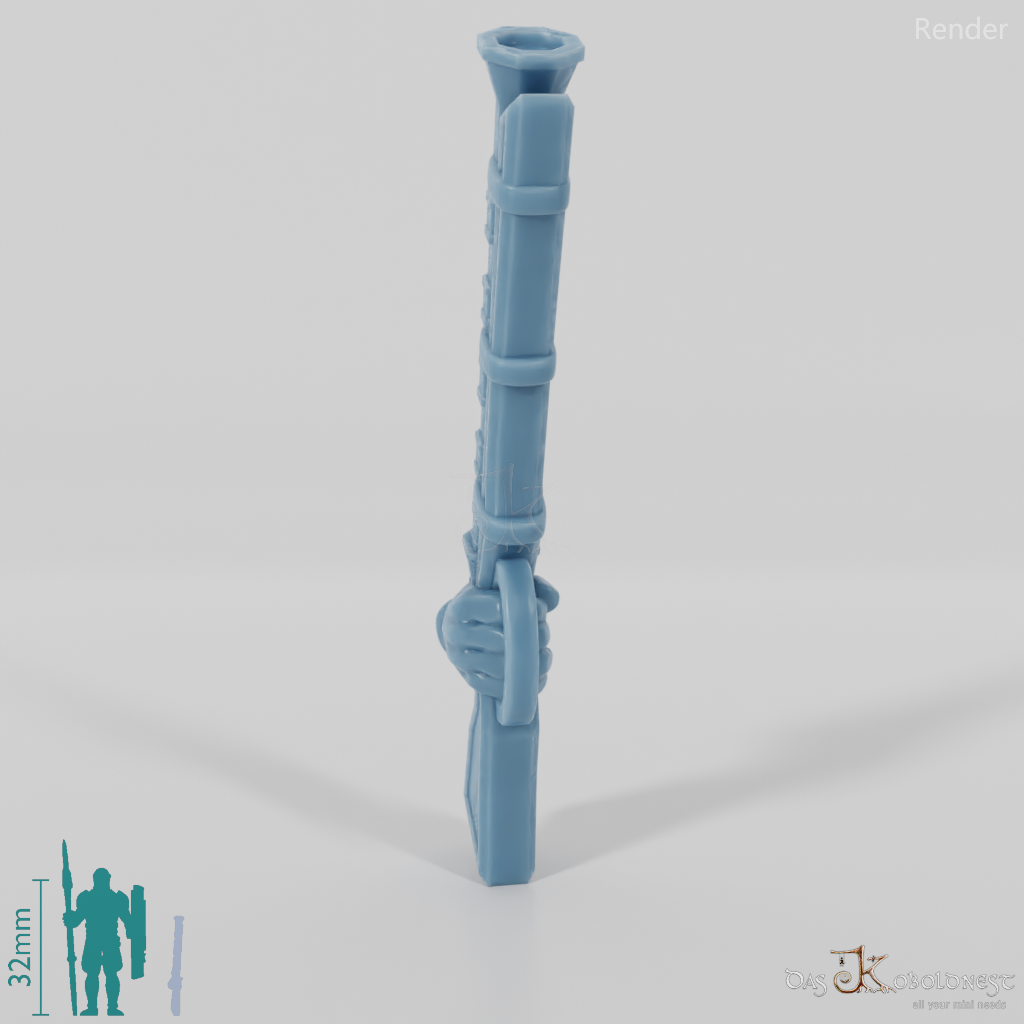 Dwarven rifle with hand – Koboldnest