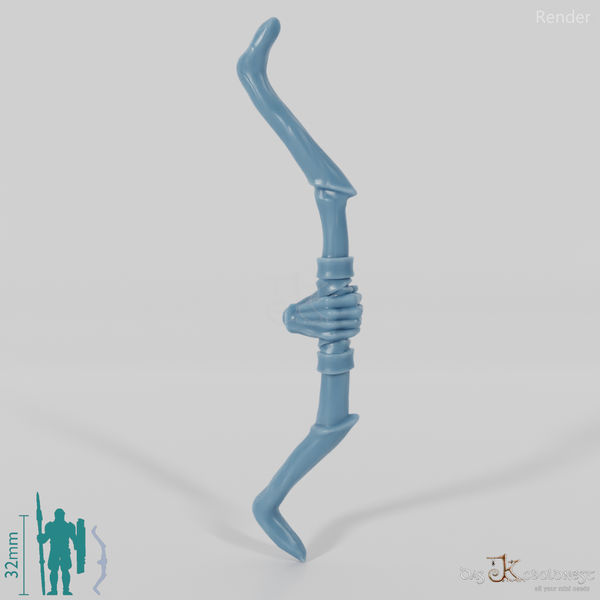 Half-orc bow A with hand