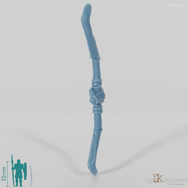 Half-orc bow A with hand