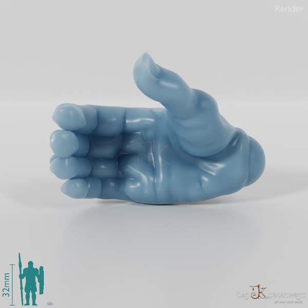 Halbork-Hand - Zugreifend