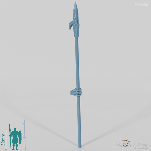 Half-orc pike A with hand