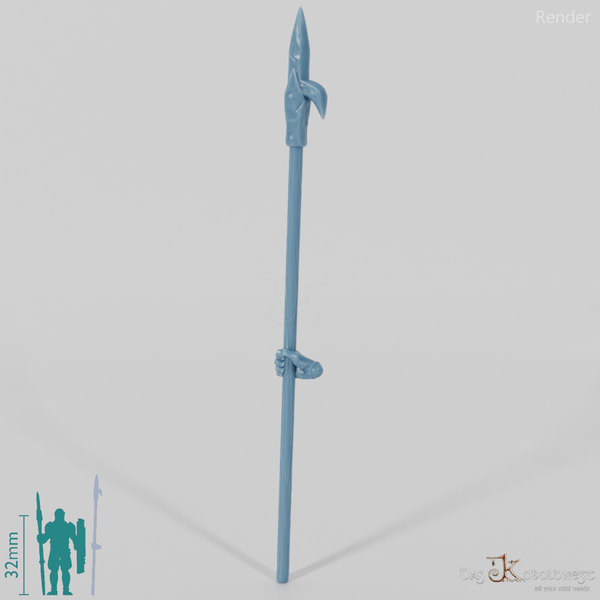 Half-orc pike A with hand