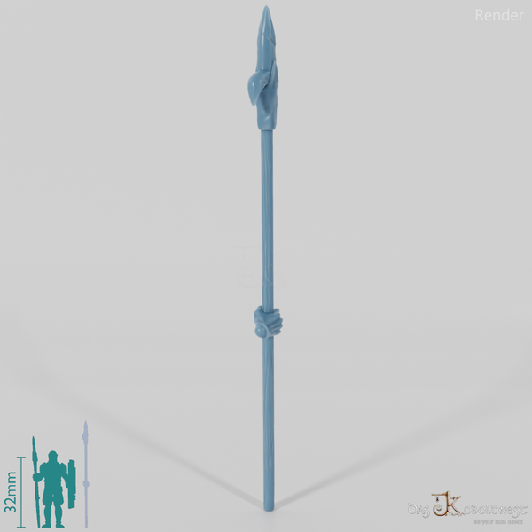 Half-orc pike A with hand