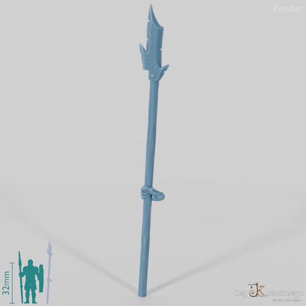 Half-orc pike B with hand