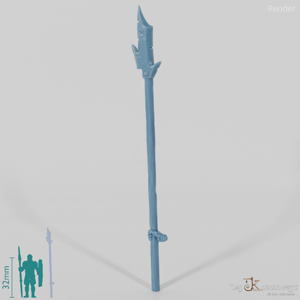 Half-Orc Pike B with Hand (Two-Handed)