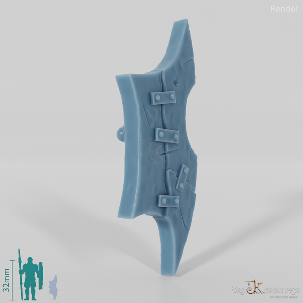 Half-orc shield B with hand