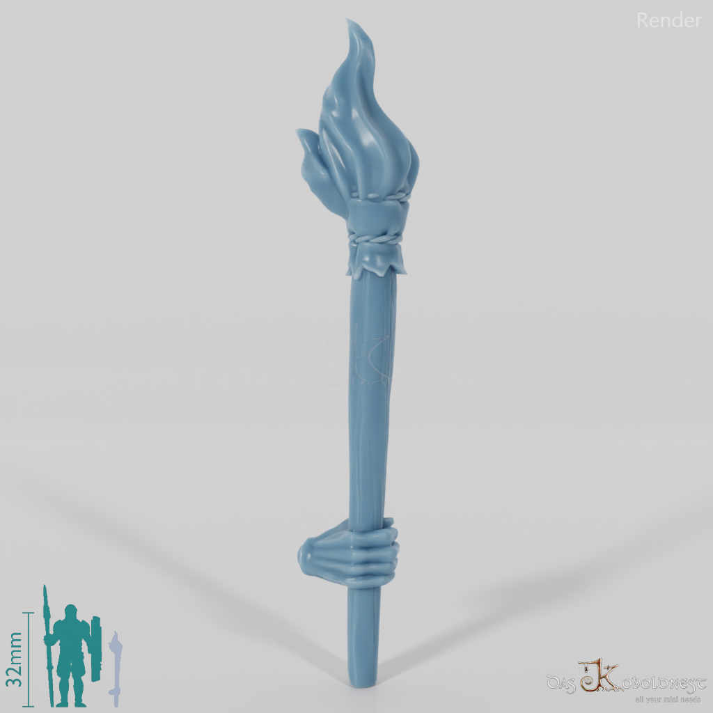 Half-orc torch with hand