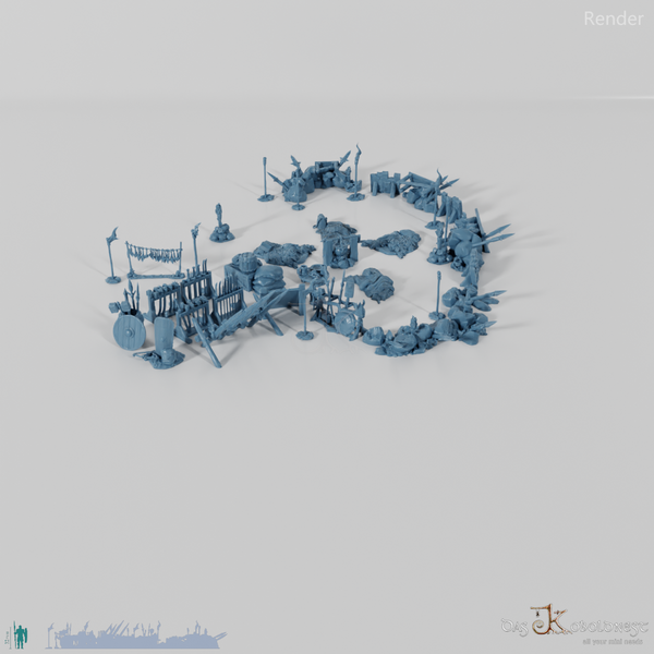 Dioramaset - Kampf in den Zwergenhallen