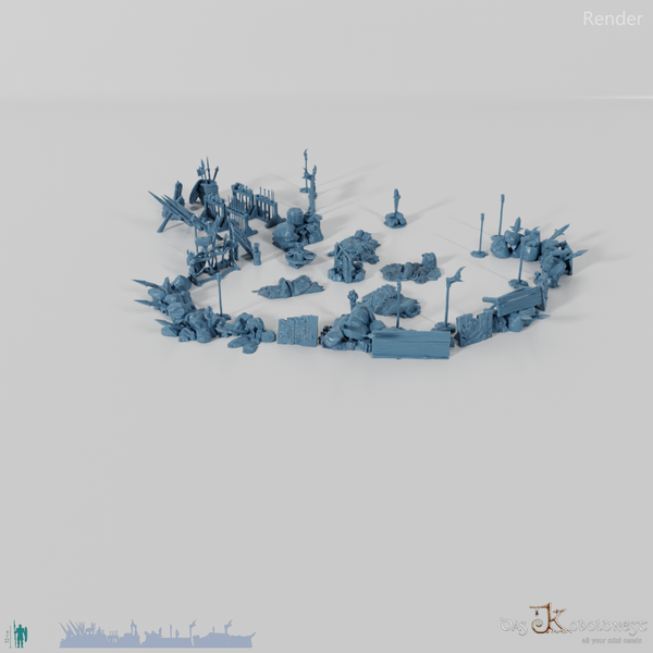 Dioramaset - Kampf in den Zwergenhallen