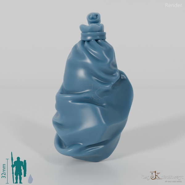 Halfling sack with back buckle