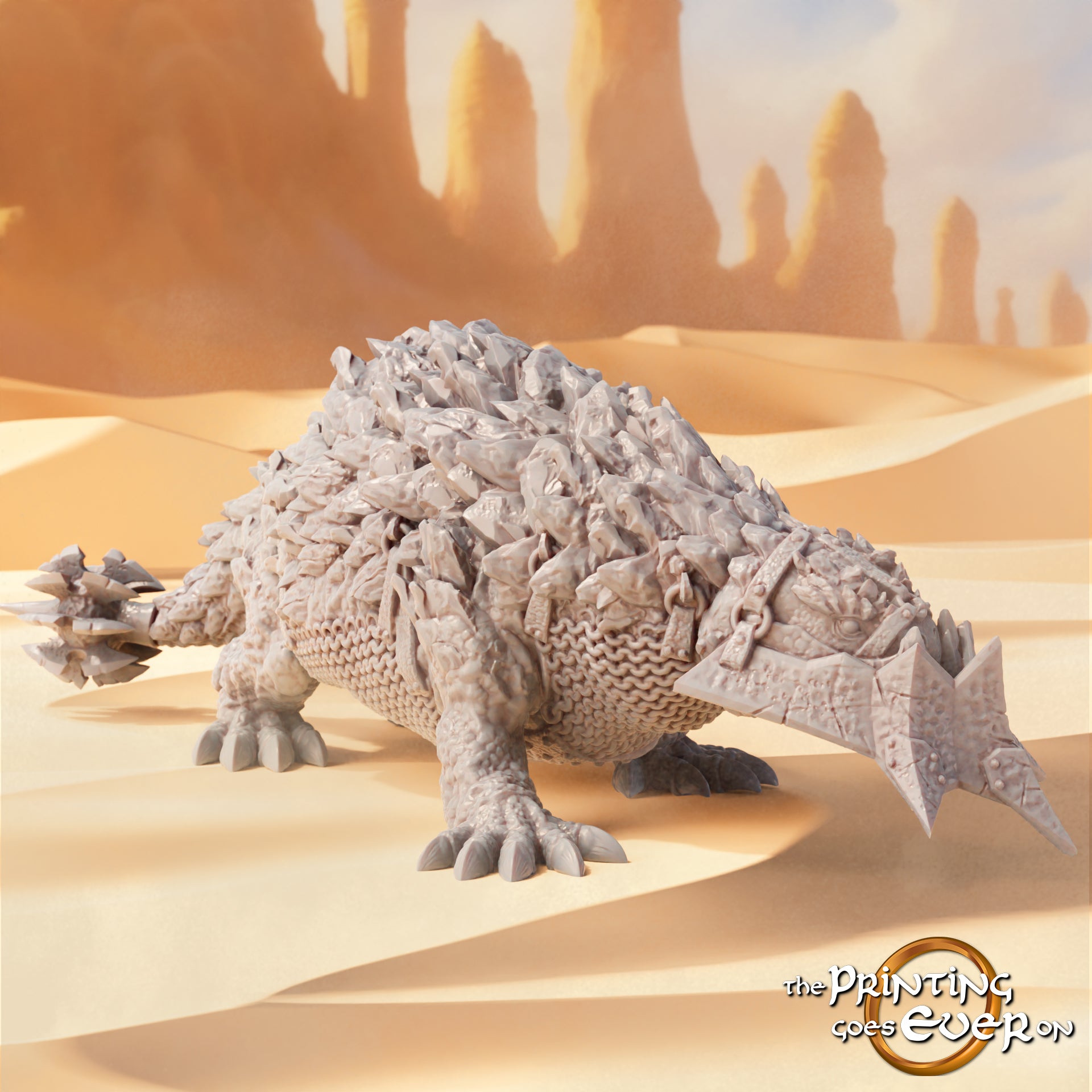 Wingless desert dragon C