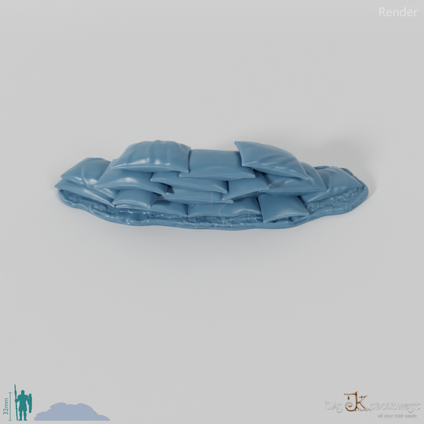 Sandbag barricade 01