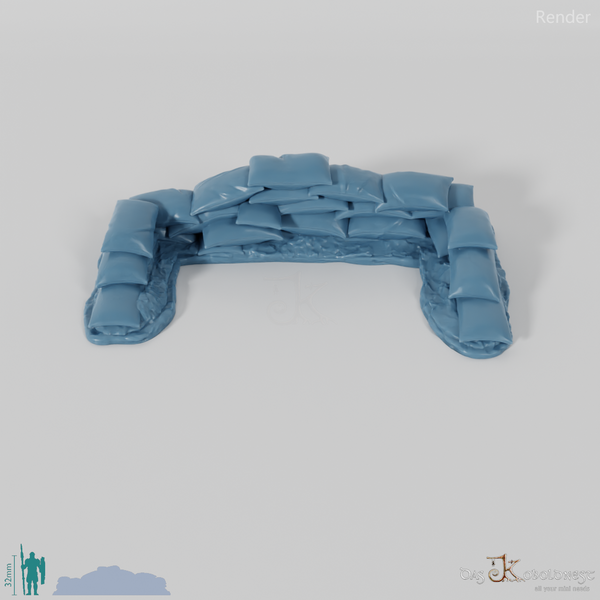 Sandsackbarrikade 03