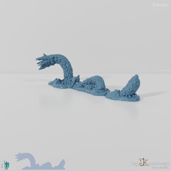 Burrowing desert worm