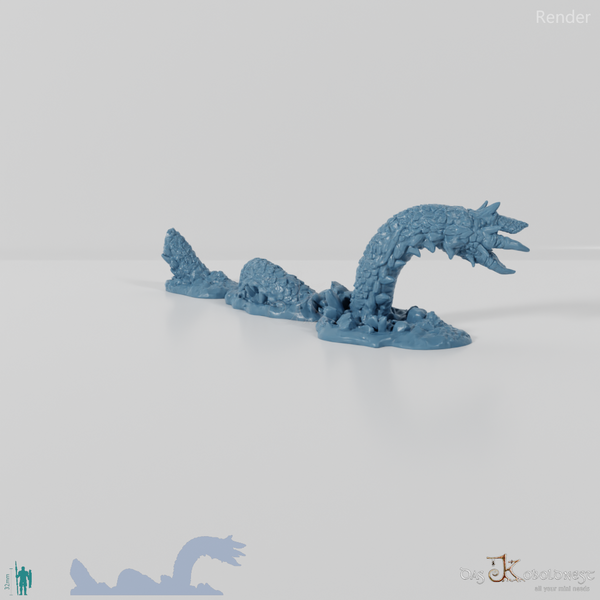 Burrowing desert worm