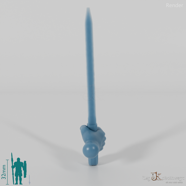 Halfling saw with hand