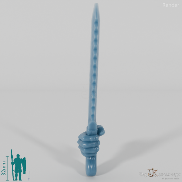 Halfling saw with hand