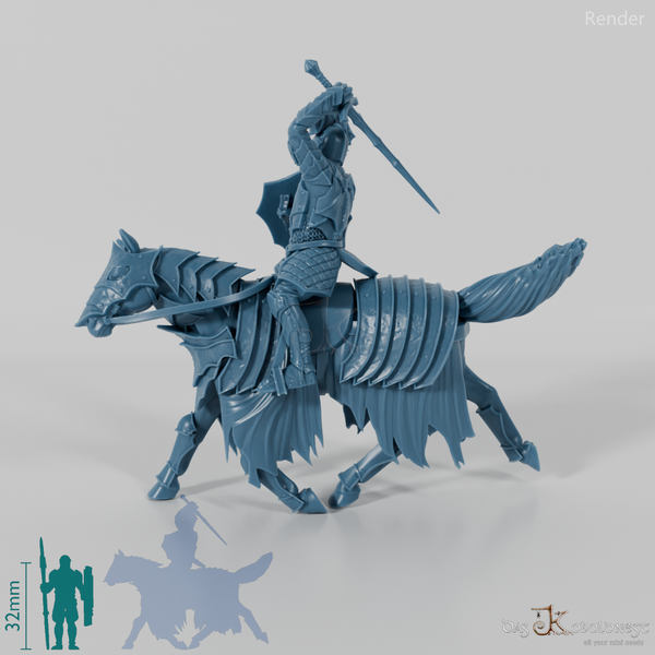 Schattenritter D auf Kriegspferd